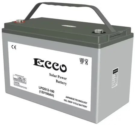 Ecco 12v 100ah Deep Cycle Gel Battery