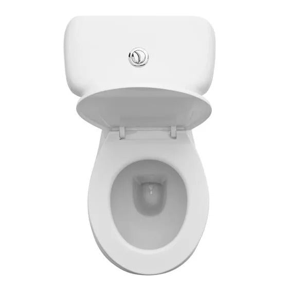 Toilet Close Couple Set Top Flush Wh..