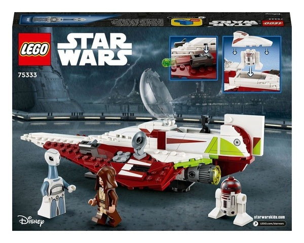 LEGO® Star Wars™ Obi-Wan Kenobi’s Jedi Starfighter™ 75333 Building Toy Set (282 Pieces)