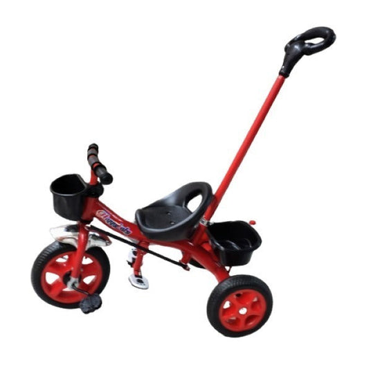 Toddler Tricycle With Detachable Parent Handle - Little Miss Poppet 0 inch (Single Speed, Pink) 40 cm