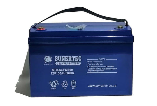 Sunertec 12V 100AH Gel Deep Cycle