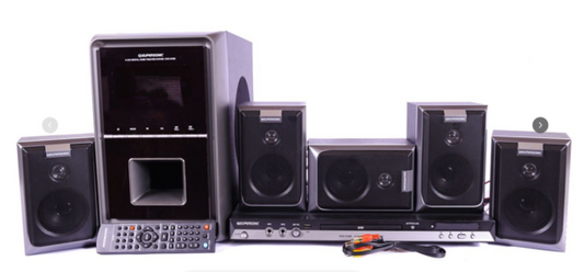 Supersonic Home Theatre Speaker System DVD-5106E