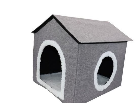 Indoor House-Shaped Pet Bed
