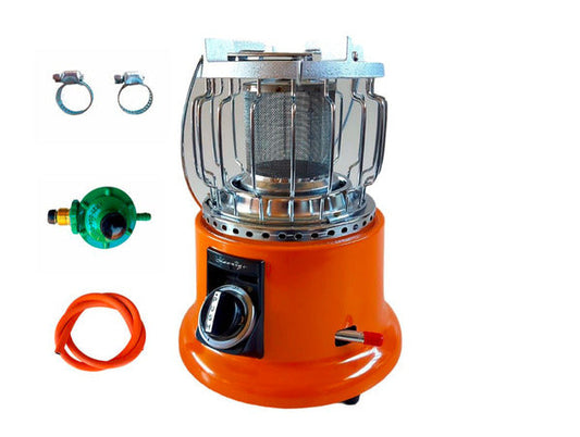 2 in 1 Portable Gas Heater & Stove - For Indoor or Outdoor Use
