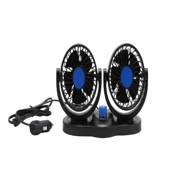 HX-T202 Dual Head Car Cigarette Lighter Fan 4.5…