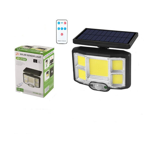 FA-2168B Solar Powered Sensor 104COB Wall Light - Bundle of 2