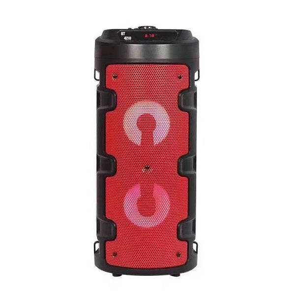 ZQS4210 4″ Bass Boost RGB Bluetooth Speak…