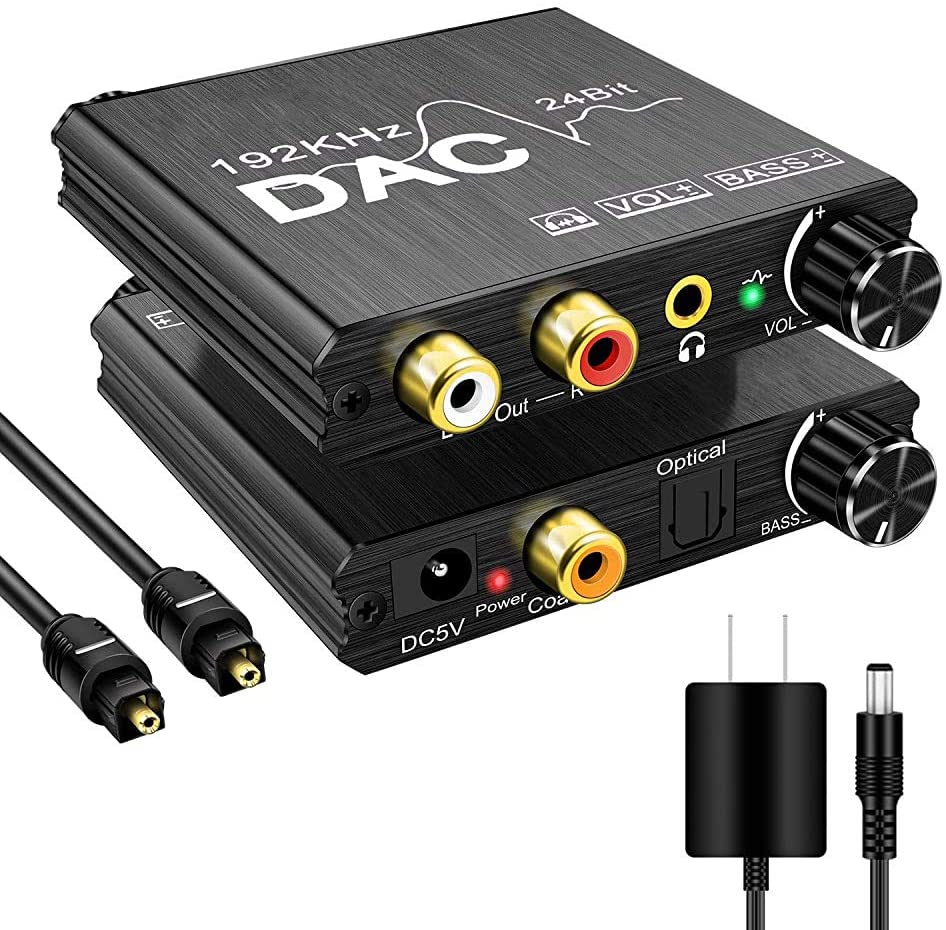 XF0005 Digital to Analog Audio Converter Bass a…