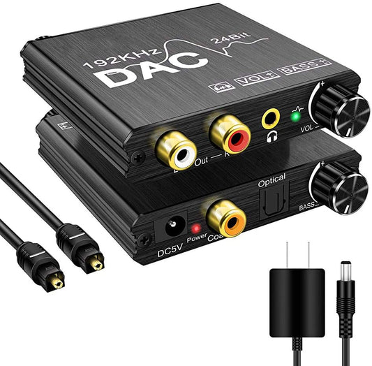 XF0005 Digital to Analog Audio Converter Bass a…