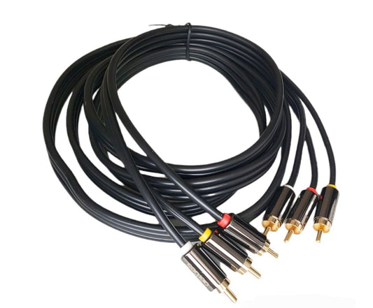Aerbes AB-S051 3RCA Male To 3RCA Male Cable 1.8…
