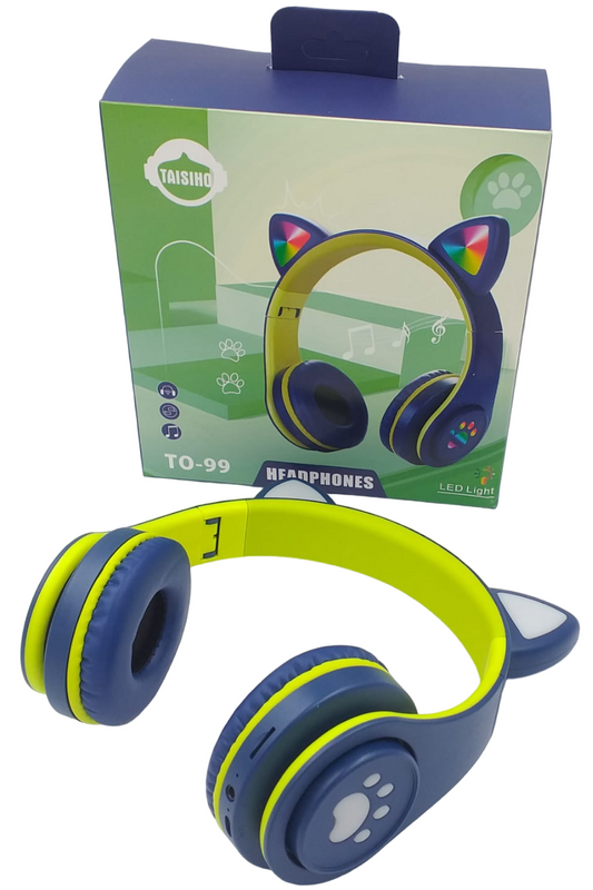 TO-99 LED Bluetooth Cat Ear Headphone - Bundle of 3