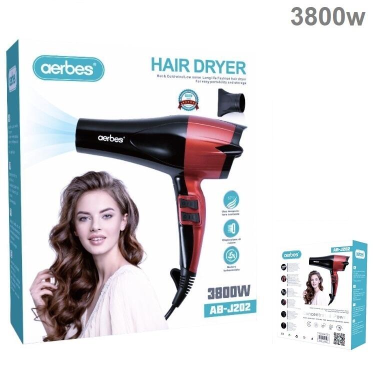 Aerbes AB-J202 3 In 1 Hair Dryer 3800W