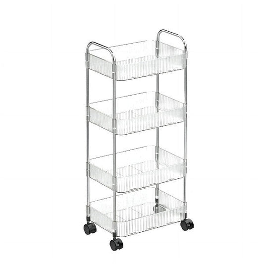 JG20375450 4 Tier Acrylic Trolley 38cm x 27cm x…