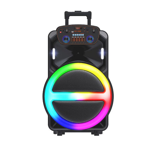 GY-1509 15-Inch Portable Bluetooth Karaoke Spea…