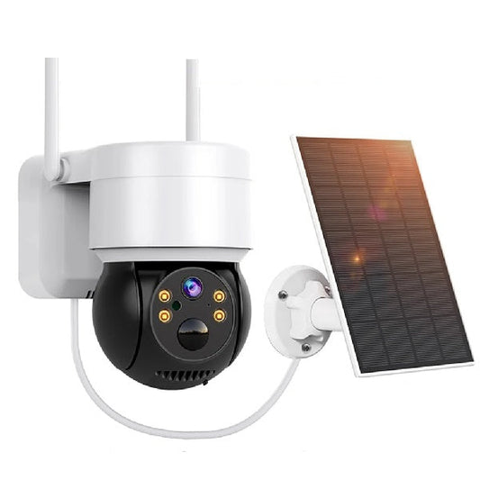 JG20375652 Wifi Solar 3MP Outdoor Dome Camera W…