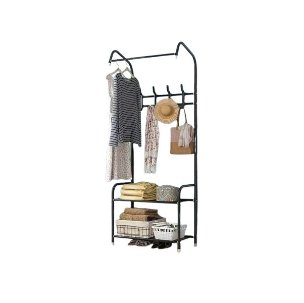 JG20375331 Coat Hanger With Two-Tiered Shelf