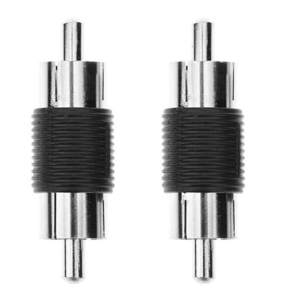 100 pcs RCA Male to Male AV Audio Video Plug Ja…