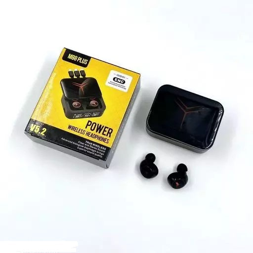 M88 PLUS Bluetooth 5.3 ENC Headset with Power B… - Bundle of 2