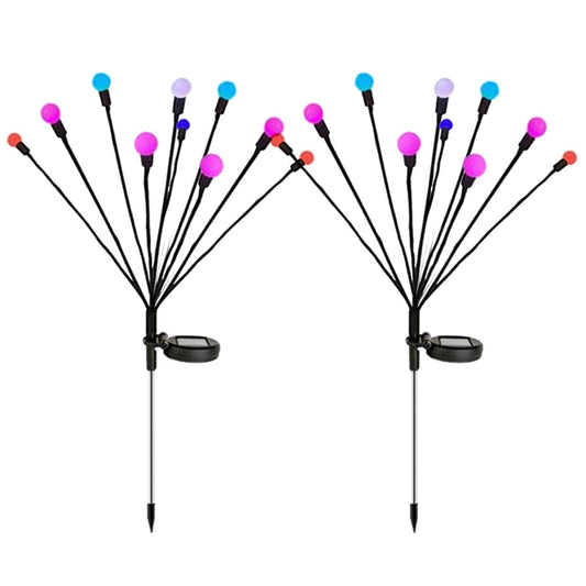 FA-LC38C-10 Solar Powered RGB Starburst Fairy B… - Bundle of 2