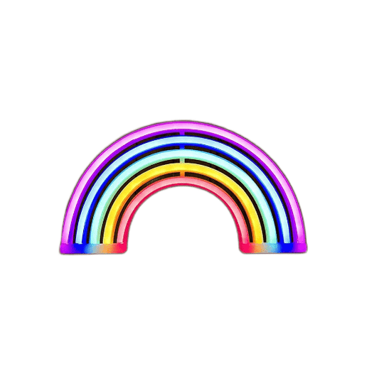 FA-A27 5 Colours Rainbow Neon Sign USB/Battery … - Bundle of 3