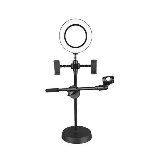 Mobile Phone Stand Ring Light 16cm with Microph… - Bundle of 2