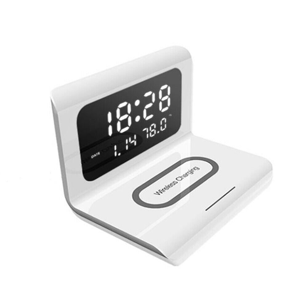 XF0751 Wireless Charging Digital Alarm Clock - Bundle of 2