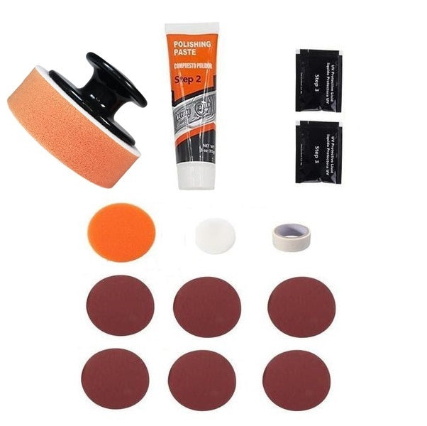 Jiageng DIY Car Head Light Restoration Kit XF02 - Bundle of 3