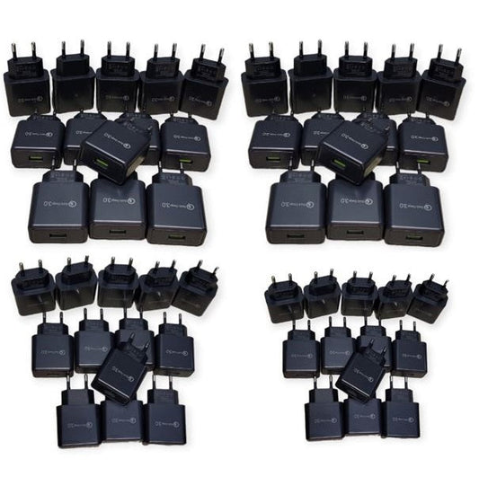 TQ26 Pack Of 100 USB 3.0 Quick Charge Charger