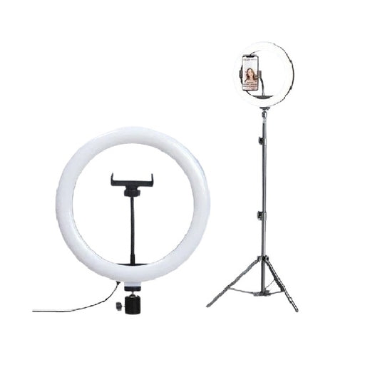 Wolulu AS-32728 14″ 3 Mode White LED Ring…