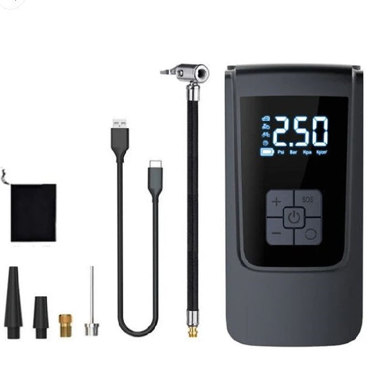 JN-010 Tyre Inflator Pump With LED light Double…