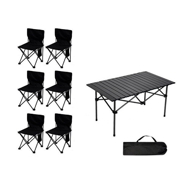 JG20375672 Outdoor Foldable Table With 6 Chairs…