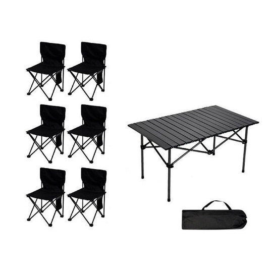 JG20375672 Outdoor Foldable Table With 6 Chairs…