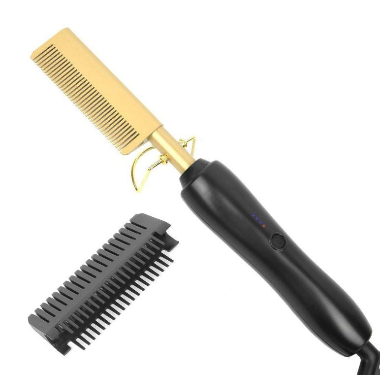Aerbes AB-J255 Hair Styling Press Comb 2 In 1