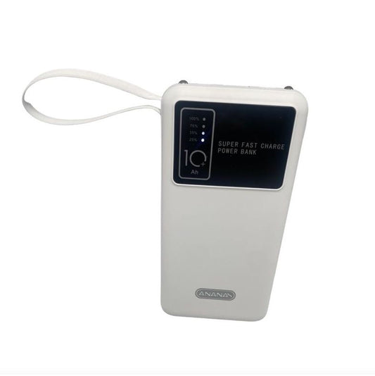 Ananas AS-50316 Detachable USB Cable Power Bank… - Bundle of 2
