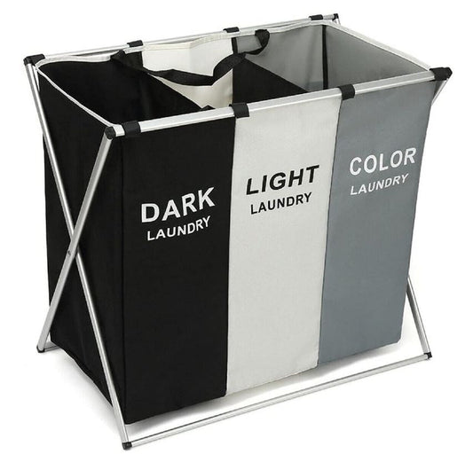 Detachable Foldable Laundry Basket With 3 Color…