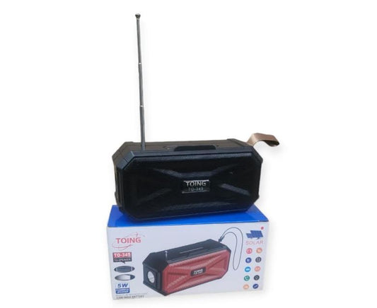 TO-345 Solar Powered Rechargeable Mini Bluetoot…