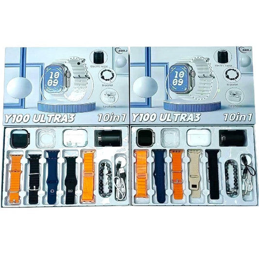 BBRJ Y100 ULTRA3 10 in 1 Watch Set With Electri…