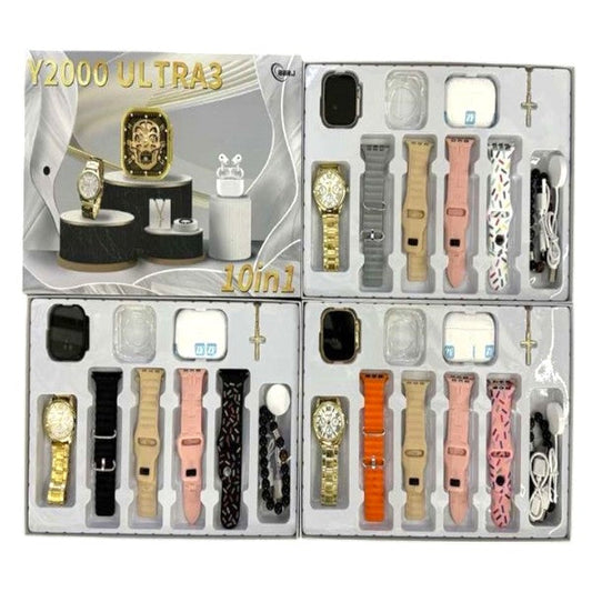 BBRJ Y2000 ULTRA3 10 in 1 Ultra Smart Watch Set…