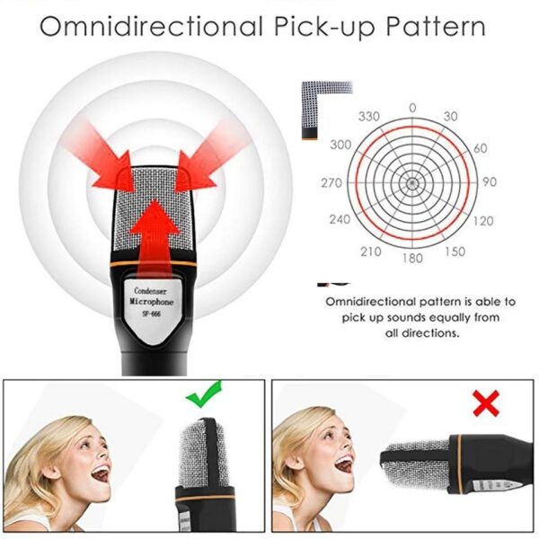 Microphone for PC laptop Recording Streaming Tw… - Bundle of 3
